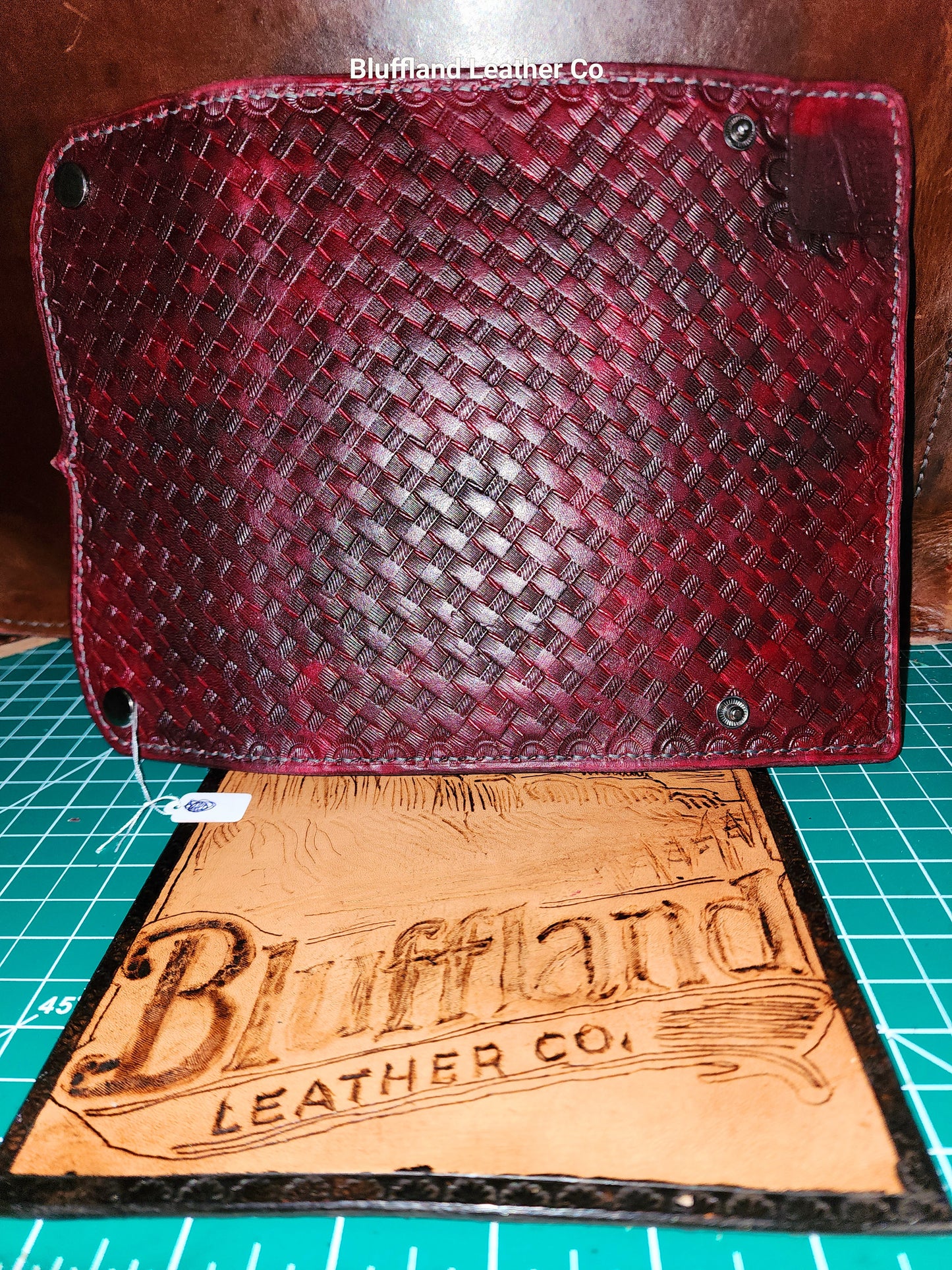Handcrafted Long Leather Wallet – Oxblood Full-Grain Leather with Bold, Timeless Character